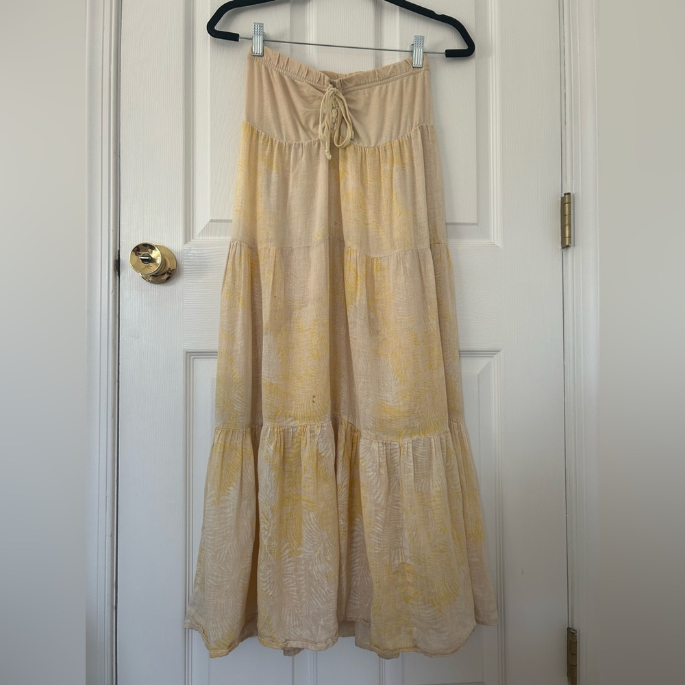 Vintage Y2K Free People Boho Tiered Maxi Skirt XS